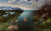 PATENIER, Joachim Landscape with Charon's Bark (mk08) oil painting artist